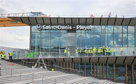 Ligne 14 on a visité la gare de Saint Denis Pleyel le futur