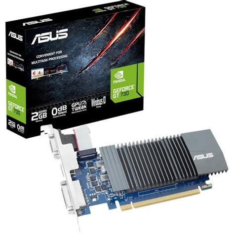 Видеокарта GF GT 730 2GB GDDR5 Low Profile Asus GT730 SL 2GD5 BRK E