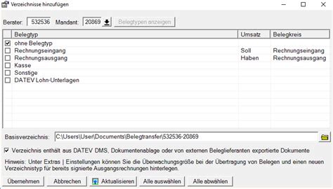 Datev Buchungss Tze Und Belege Importieren Buchhaltungsbutler