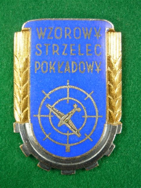 911 odznaka Wzorowy Strzelec Pokładowy 1953 8841280745