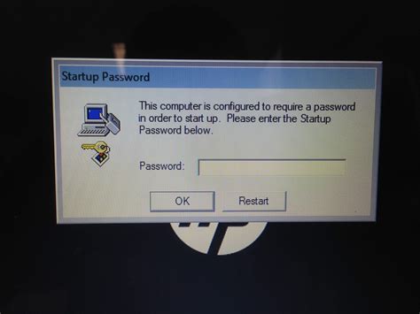 Solved Startup Password Hp Support Community 5791892