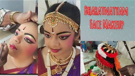 Bharatnatyam Makeup Step By Step Classical Dance Easy Makeup Bharatanatyam Face Makeup