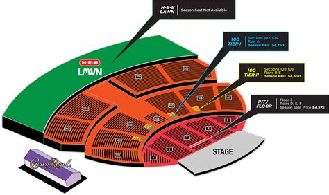 Germania Insurance Amphitheater Seating Chart | Portal.posgradount.edu.pe