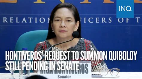 Hontiveros Request To Summon Quiboloy Still Pending In Senate YouTube