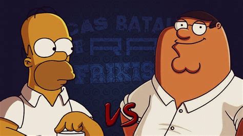 Homer Simpson Vs Peter Griffin Picas Batallas De Rap Del Frikismo