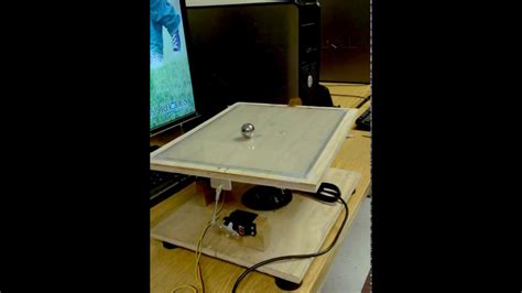 Ball Balancing Table With Arduino Uno Youtube