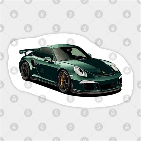 Porsche 911 Gt3 Rs Porsche 911 Sticker Teepublic