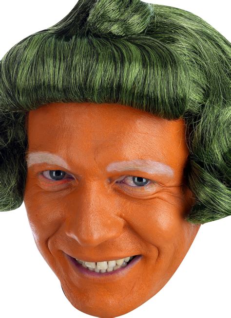 Willy Wonka Chocolate Factory Oompa Loompa Green Halloween Costume Wig