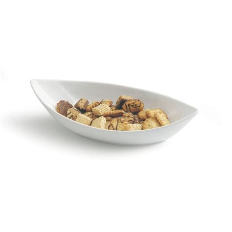 Boat Shaped Bowl Cm X H Bianco Tognana