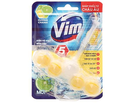 Vim Toilet Bowl Cleaner Lemon Scent 55g