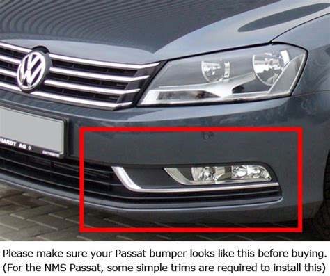 For 12 15 Volkswagen Passat Direct Fit 6 Led High Power Daytime Running Lights