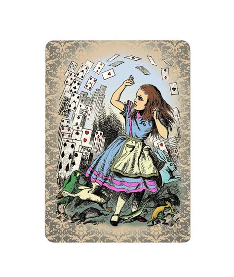 Alice in Wonderland Themed Playing Cards, Full Deck - Etsy