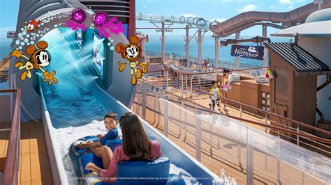 Disney Wish The Grand Reveal Of Aquamouse And Other Upper Deck Fun In The Sun And Water