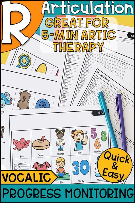 Vocalic R Articulation Screener And Progress Monitoring For Speech