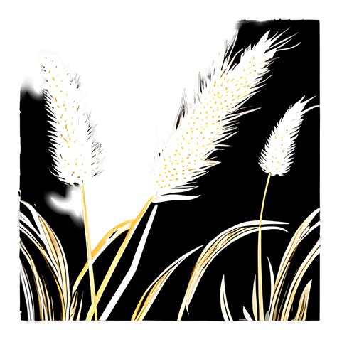 Pampas Grass Clip Art Digital Graphics · Creative Fabrica