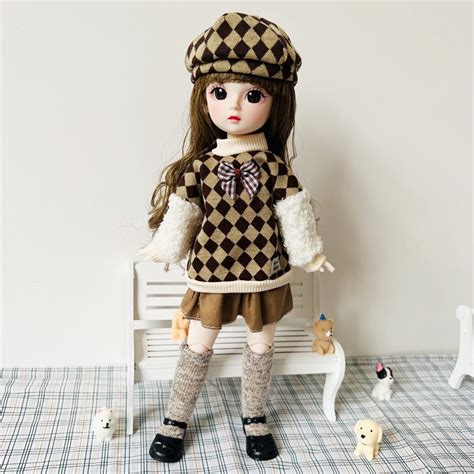 30cm Princess Doll 21 Joint 3d Big Eye Doll 16 Bjd Doll Girl Toy Baby