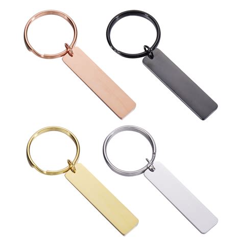 Blank Metal Keychain For Laser Engraving M014