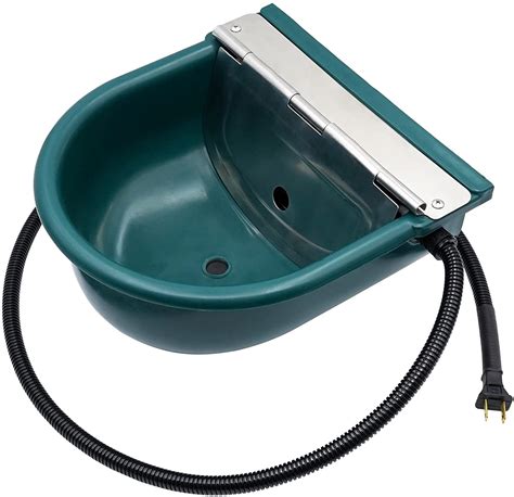 Junniu Horse Water Bowl Heater Heated Waterer Trough Automatic Watering System Water Dispenser ...