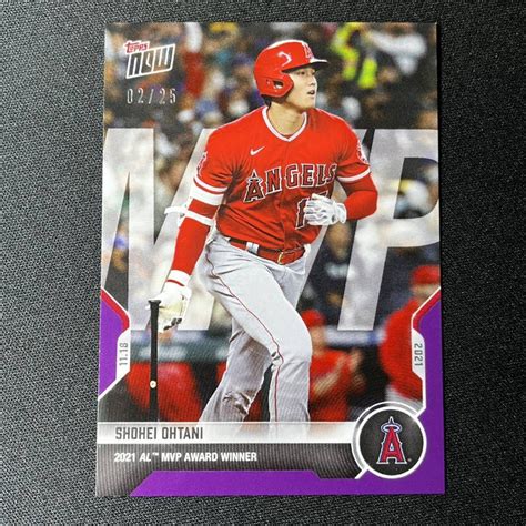 Topps Now Shohei Ohtani Blue Parallel Card