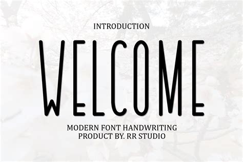 Welcome Font - Digidruid - Medium