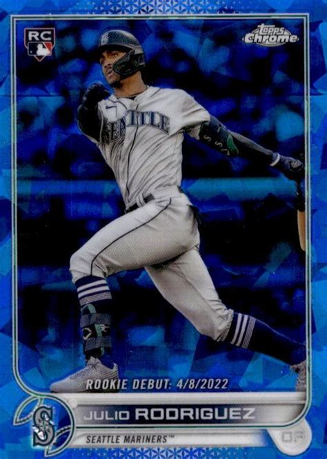 Julio Rodriguez Topps Chrome Update Sapphire Edition Us Rookie