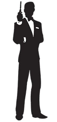 James Bond 007 silhouette transparent PNG - StickPNG