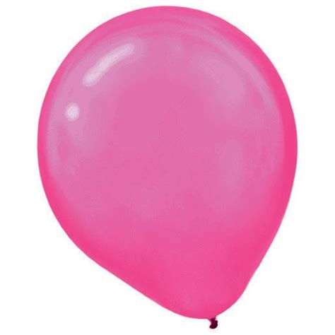 Latex Balloons Pearl 30cm 72ct Bright Pink Amscan Asia Pacific