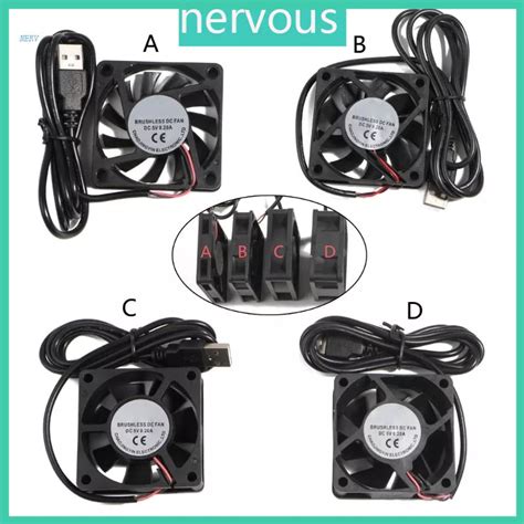 Nerv Mm Dc V Usb Connector Quiet Cooling Fan For Diy Cooling Router