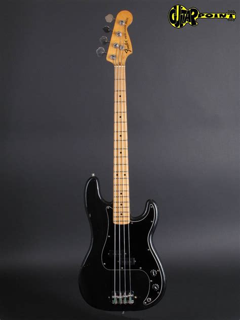 1975 Fender Precision Bass - Black - GuitarPoint