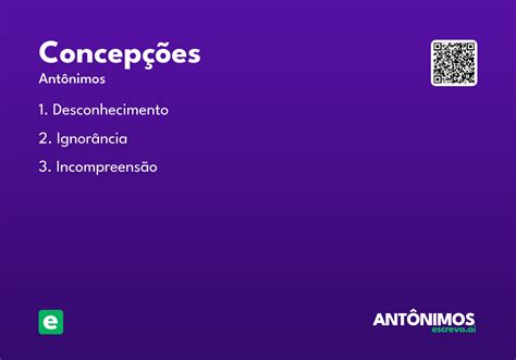 O Que Significa A Palavra Concepções - Concepções - Significado e Sinônimo - escreva.ai
