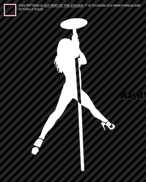 2x Sexy Stripper Girl Sticker Decal Die Cut 8 Ebay