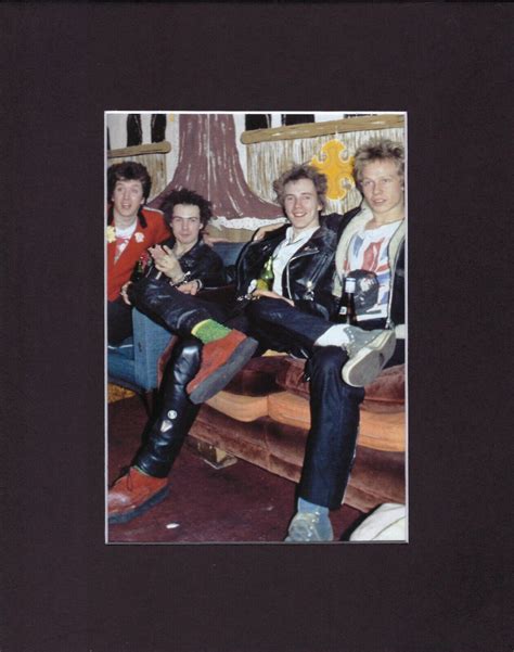 X Matted Print Photo Picture New Wave Punk Band The Sex Pistols