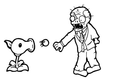 Desenhos De Plants Vs Zombies Para Colorir E Imprimir Colorironline