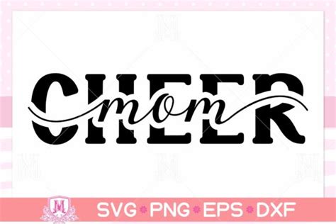 Cheer Mom Svg Cheer Svg Mom Sport Graphic By Miraclenow · Creative