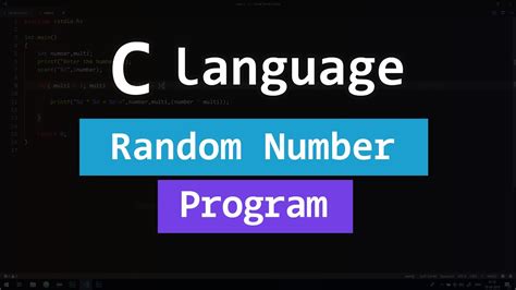 How To Generate Random Numbers In C Language Using Rand Srand And Time Function