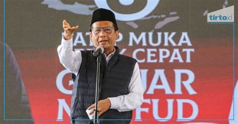 Mahfud Md Kunjungi Tiga Pesantren Di Jatim Di Hari Ke 6 Kampanye