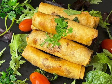 Chicken Tikka Spring Roll Steps Recipe