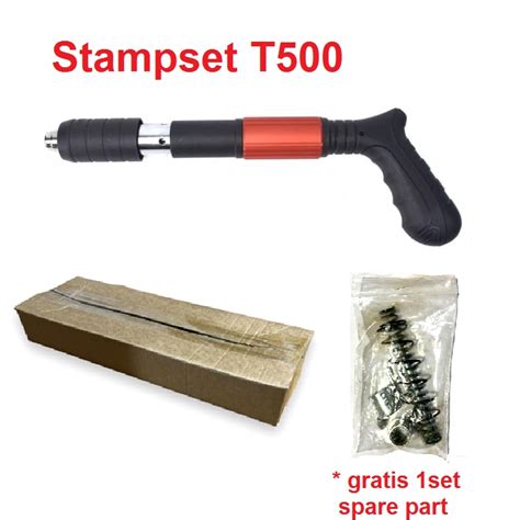 Mini Stampset T500 Mesin Stamp Alat Tembak Paku 7 3mm Beton Besi