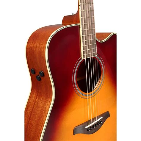 Yamaha Fgc Ta Transacoustic Dreadnought Cutaway Acoustic Electric