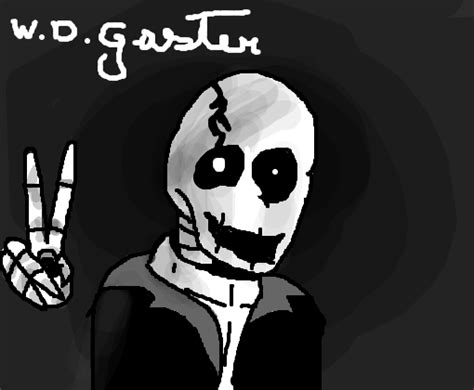 W D Gaster Desenho De Frisk Neko Sweet Gartic