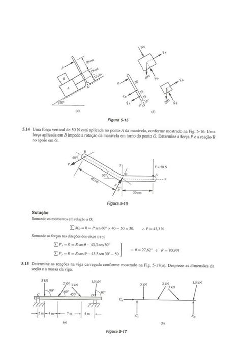 Mecânica Aplicada Estática Equilíbrio De Sistemas De Forças Copla…