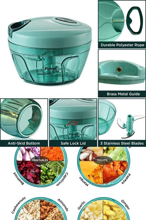 Pigeon By Stovekraft Ultra Premium Handy Chopper With Blades For