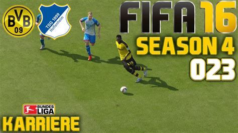 Borussia Dortmund Vs Hoffenheim Fifa Karriere Season