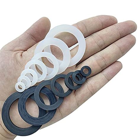 Twcc Pcs Assorted Flat Rubber Washers Plumbing Large Gasket