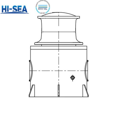 kn marine hydraulic vertical mooring capstan