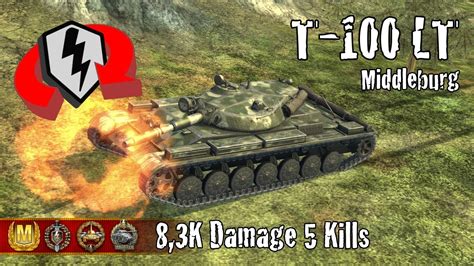 T 100 LT 8 3K Damage 5 Kills WoT Blitz Replays YouTube