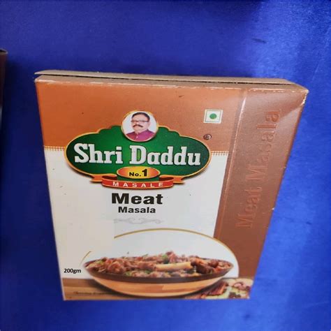 Shri Daddu Gm Meat Masala Packaging Size Gm Packaging Type