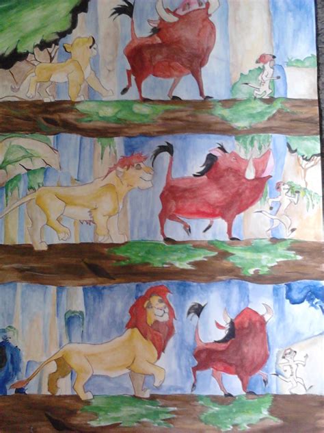 Simba-Growing Up - The Lion King Fan Art (25909467) - Fanpop