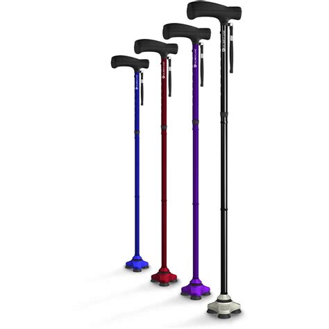 The ORIGINAL HurryCane "stands on it's own" walking stick is available in Black, Red, Blue or ...