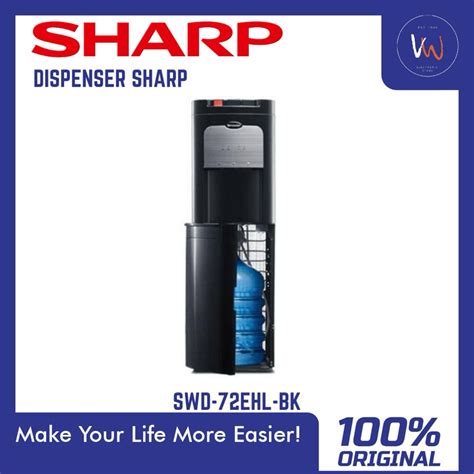 Jual Dispenser Galon Bawah Sharp Swd 72ehl Bk Dispenser Otomatis